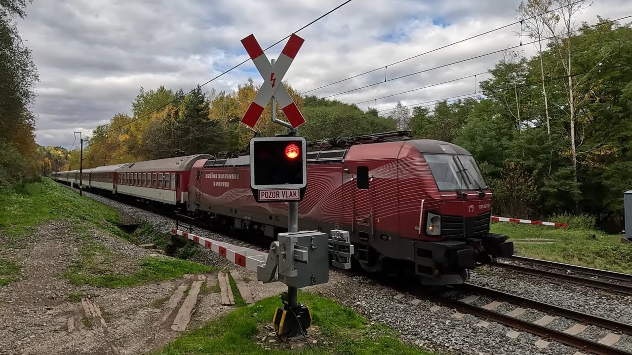Železničné priecestie Kluknava / Slovak railroad crossing