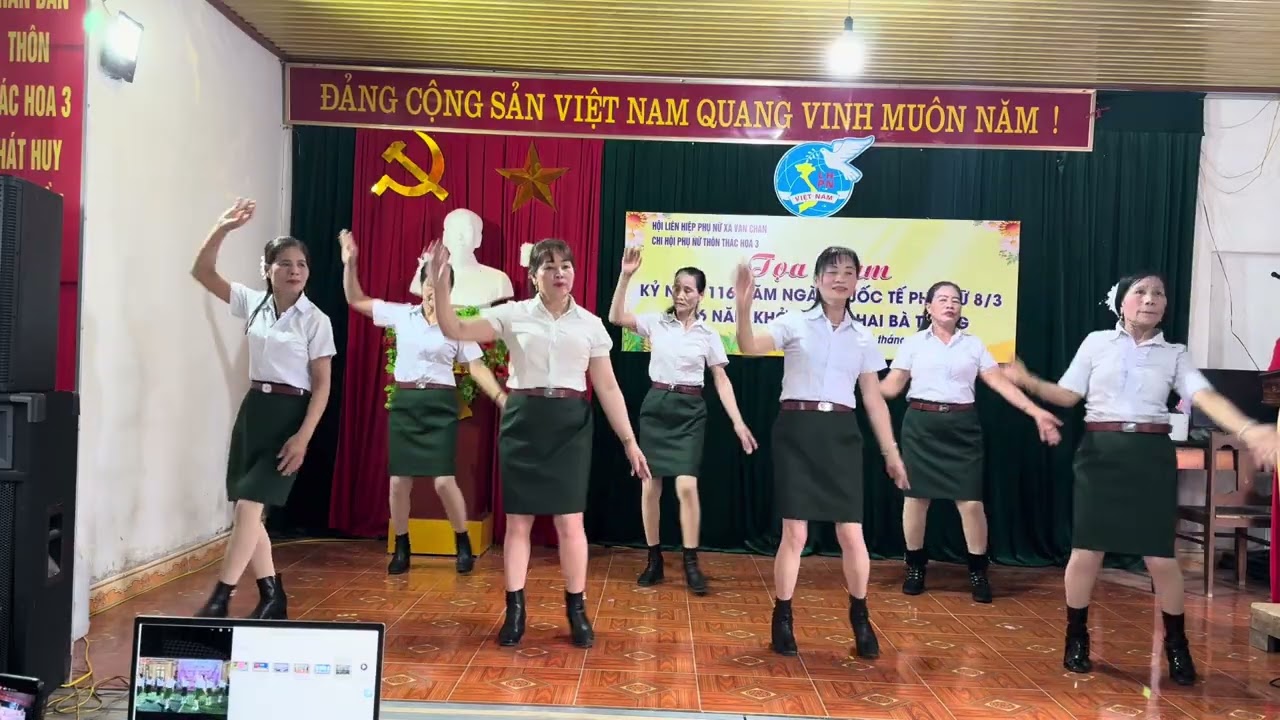 Nhảy : Hai chị em : Clb Cựu chiến binh Thác hoa3 