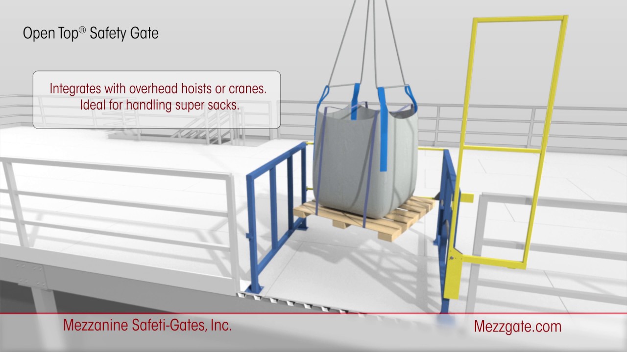 Mezzanine Safeti-Gates OpenTop Safety Gate