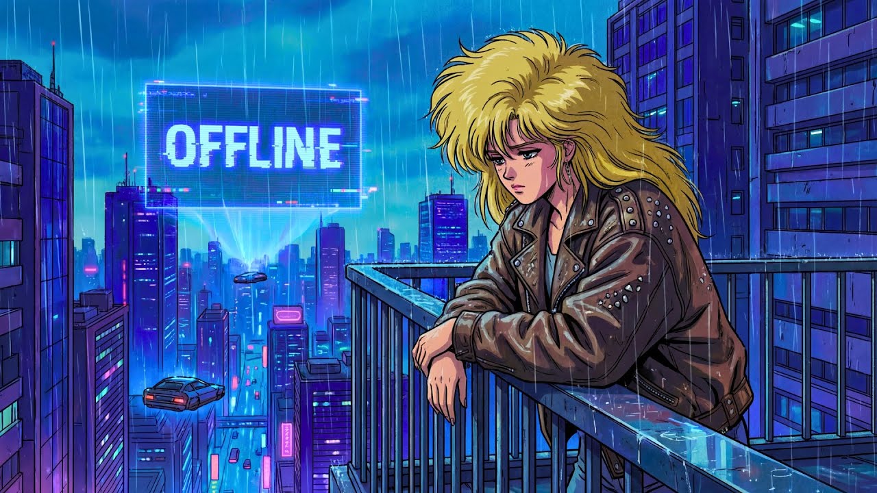 3 AM City Lights | Slowed 80s Synth Ballads for Insomnia