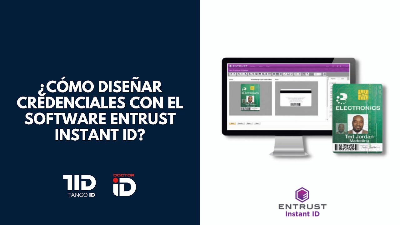 ¿Cómo diseñar credenciales con el software Entrust Instant ID?