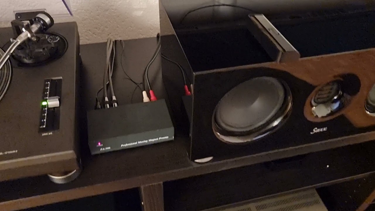 Technics Sl-1210 mk2 Soundtest with Phono PA-506
