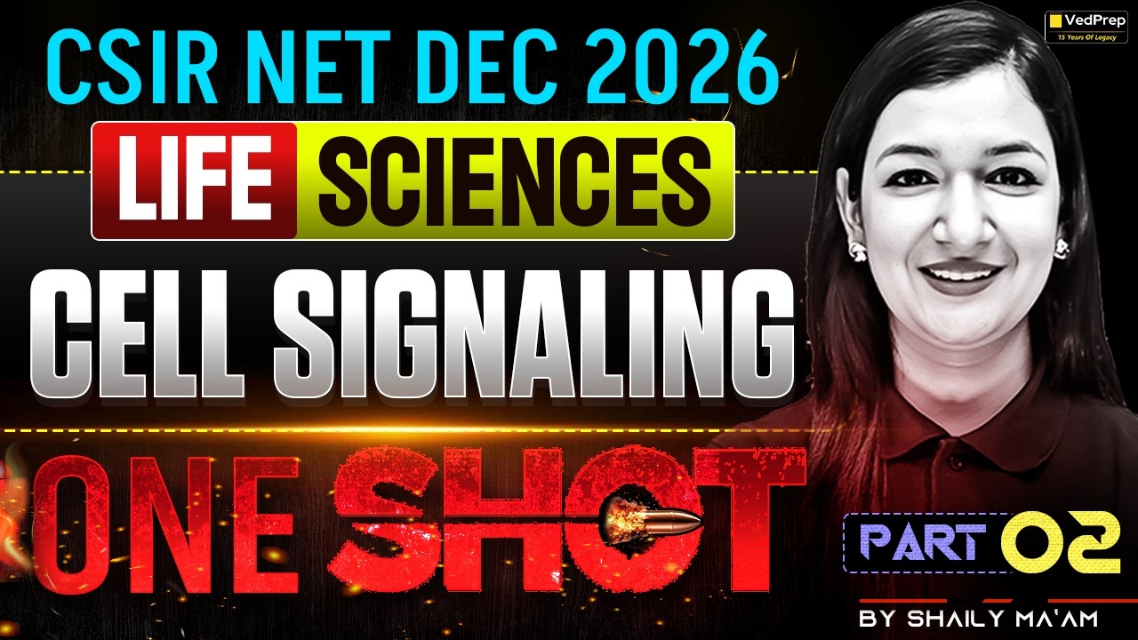 Complete Cell Signaling Revision Part 2 | CSIR NET Dec 2026 Life Sciences