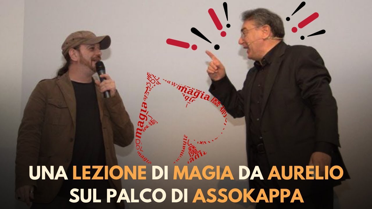 UNA LEZIONE DI MAGIA SUL PALCO DI ASSOKAPPA CON AURELIO PAVIATO
