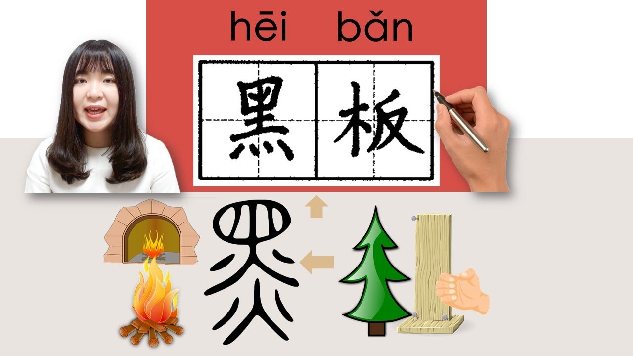 【NEW HSK3】_#HSK3#_黑板/heiban(blackboard) How to Pronounce/Say/Write Chinese Vocabulary/Character