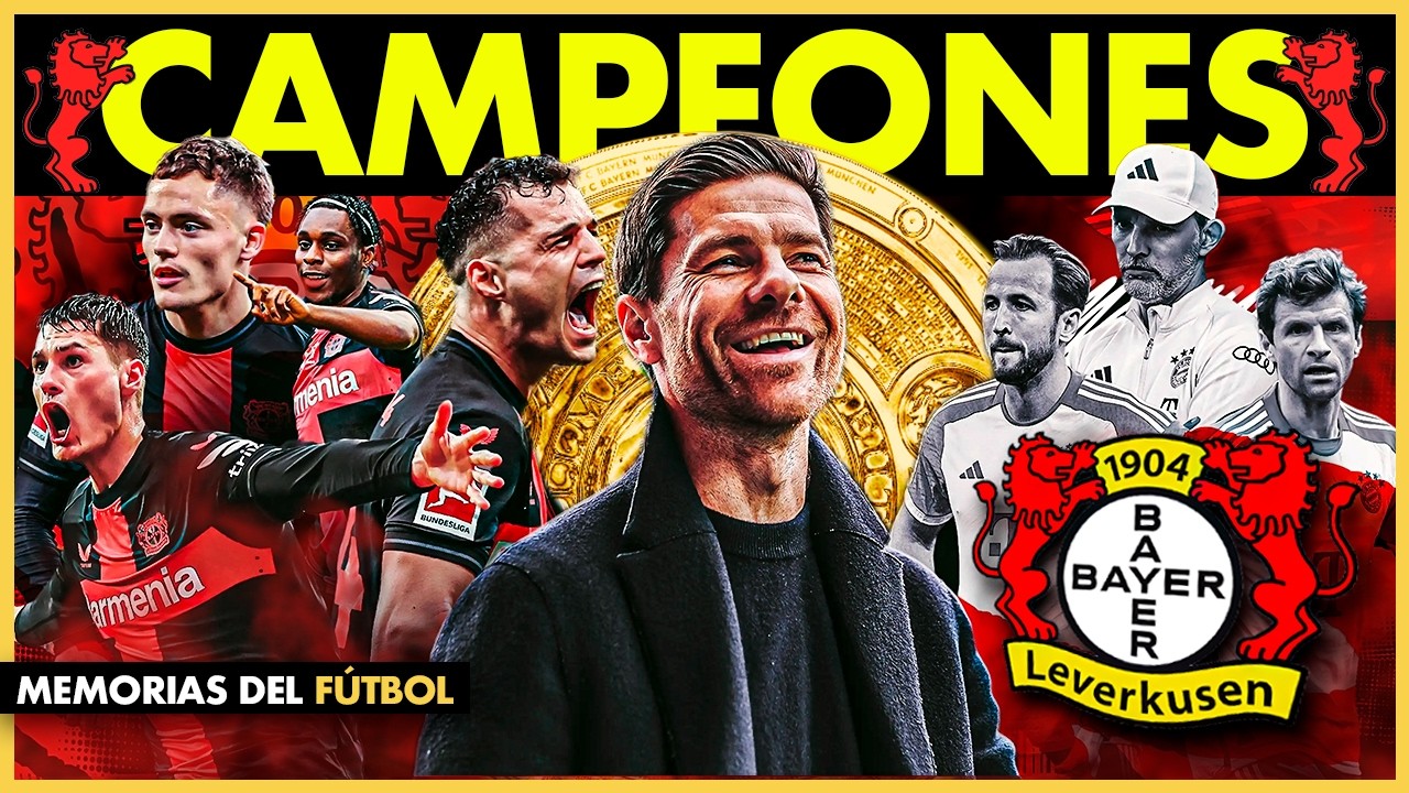 La BUNDESLIGA INVICTA del Leverkusen de XABI ALONSO 🏆🖤❤️
