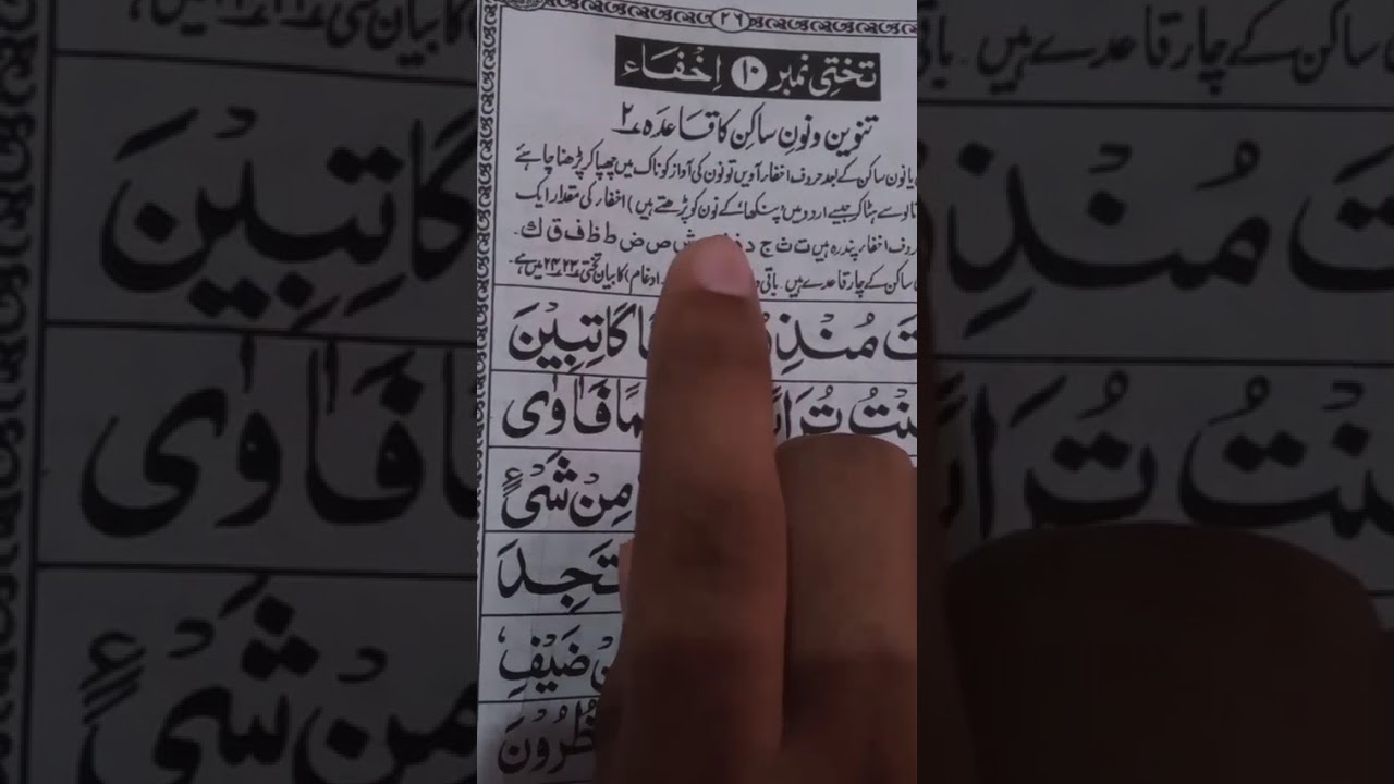 Noorani qaida lec11|| very important and easy explanation|| hafiz Shahnawaz Hussain 