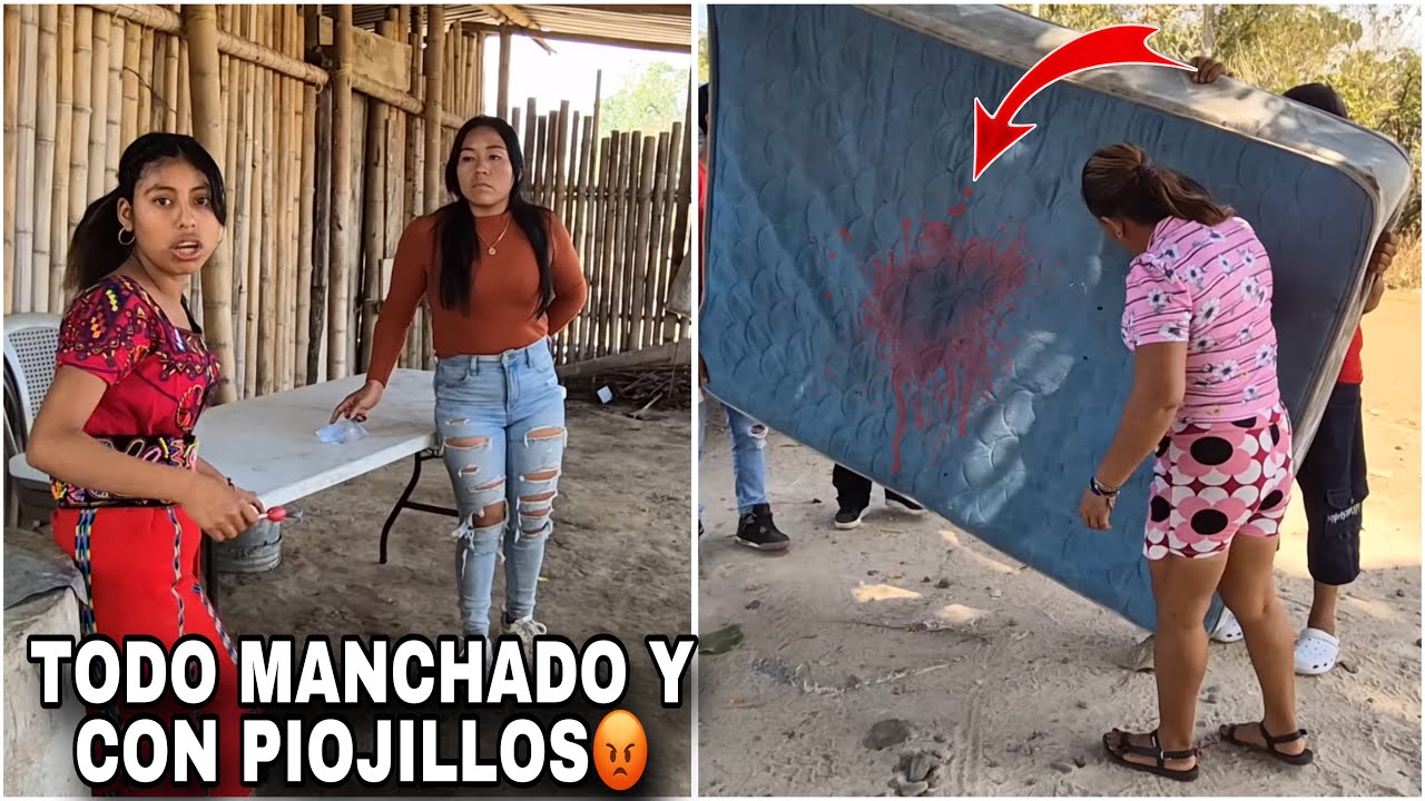 Chentia le trae a regalar el colchón que usó con Soculo a Malena asta lleno de sangre😡