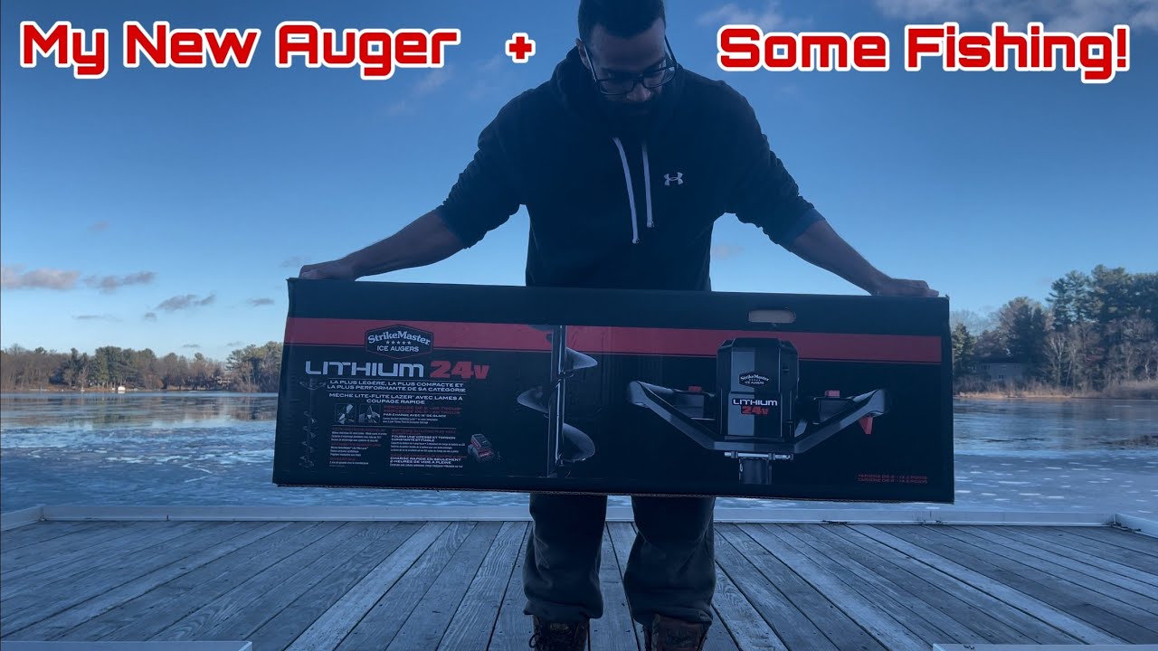 Unboxing the strikemaster 24v + first cuts and ice fishing !!