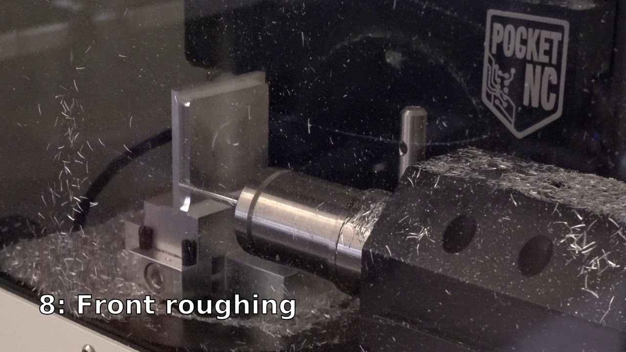 Machining my first semi-usable part out of 6061 on the Pocket NC v2-50