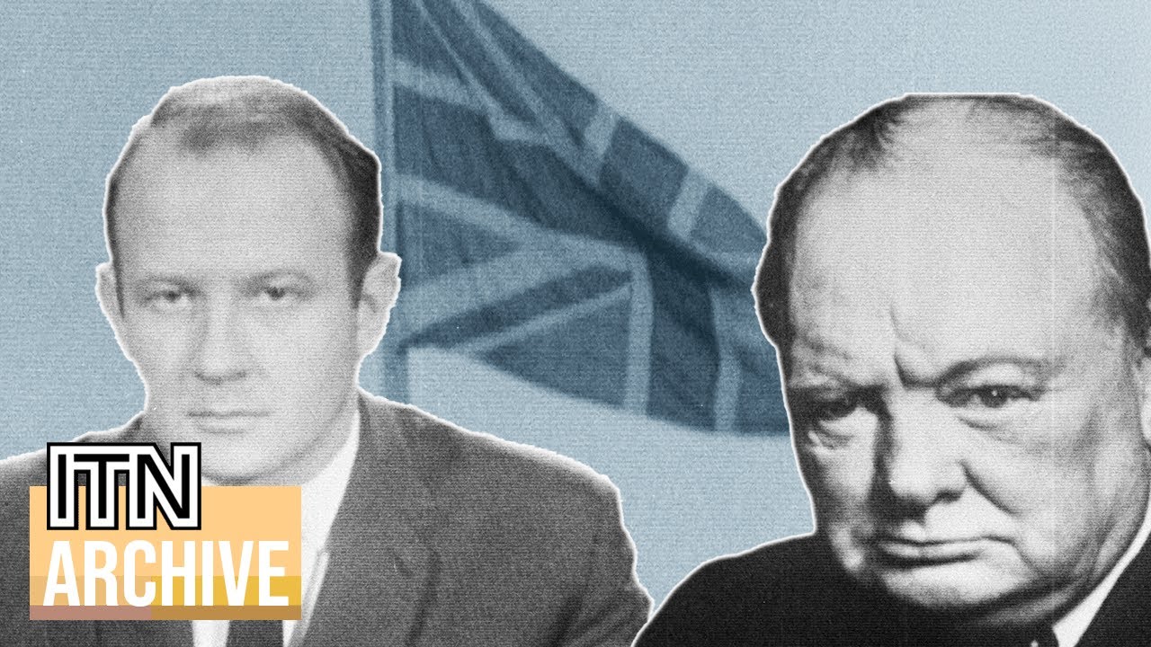 Live Broadcast Announcing Sir Winston Churchill's Death | Rare News Bulletin (1965)
