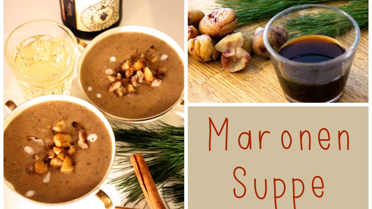 Maronen-Sahne-Suppe mit Espresso & Zimt / Homemade / LadyLandrand
