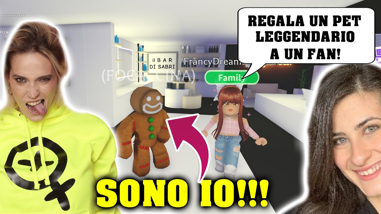 @FrancyDreams COMANDA la mia vita per 24 ore su ADOPT me!