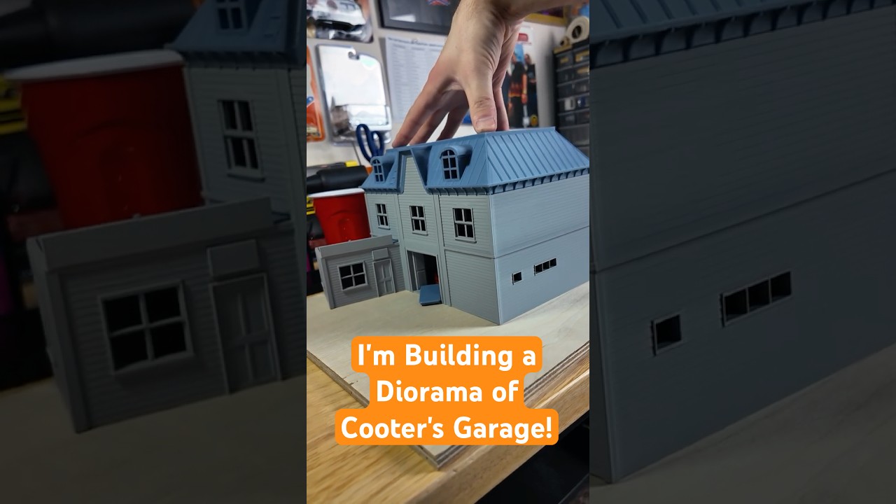 Я строю диораму &laquo;Гараж Кутера&raquo;, чтобы выставить свои машинки Hot Wheels! 🤘 #dukesofhazzard #custo...