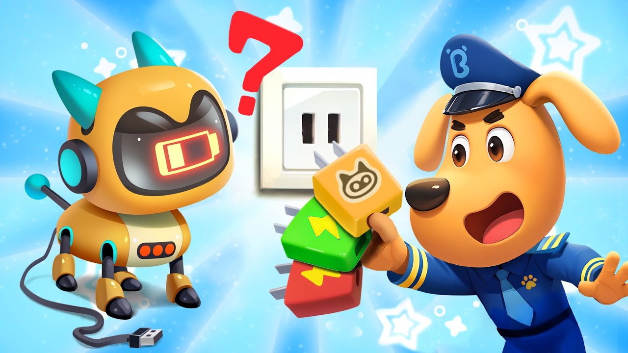 Charge Your Toy Safely | Useful Story | Safety Rules for Kids | Sheriff Labrador