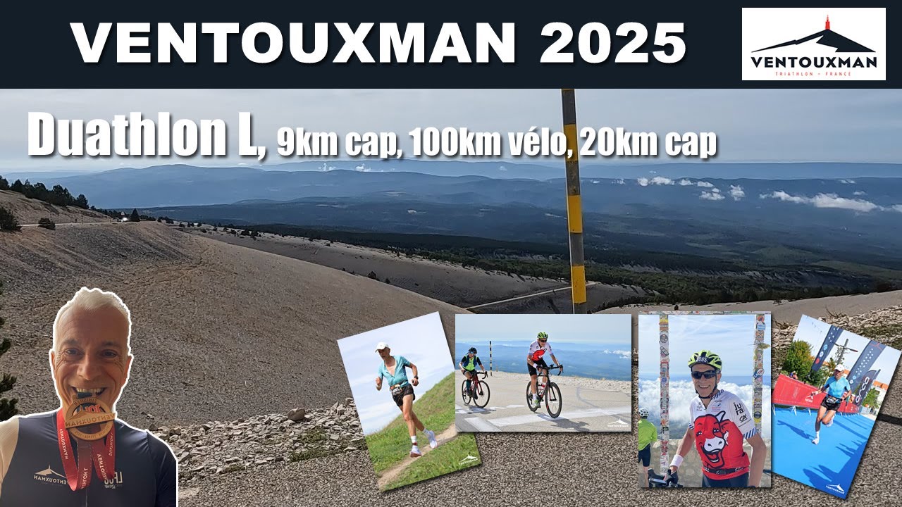Ventouxman 2025, duathlon L, le mont ventoux, la bosse du parcours vélo