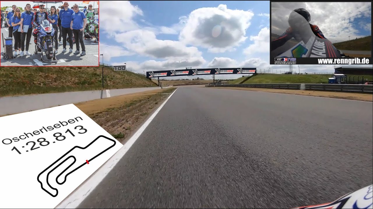 Fast YAMAHA R6 Onboard, Oschersleben Germany