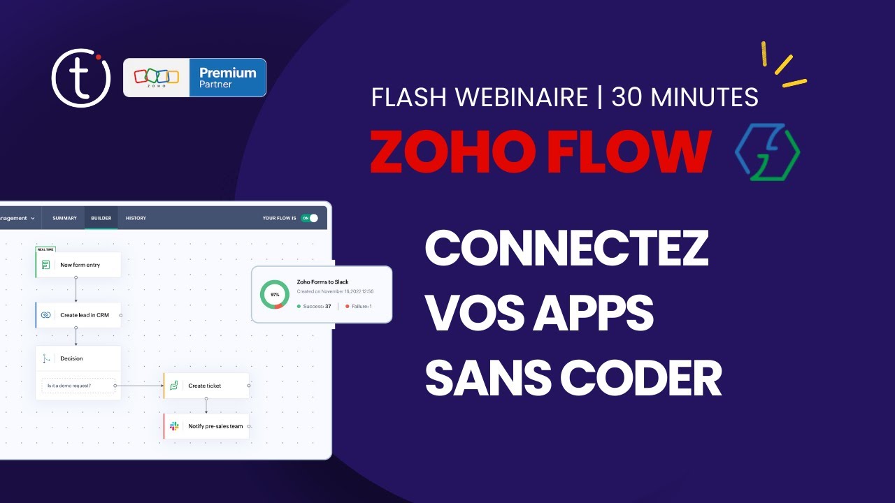 Créez vos premières automatisations avec Zoho Flow