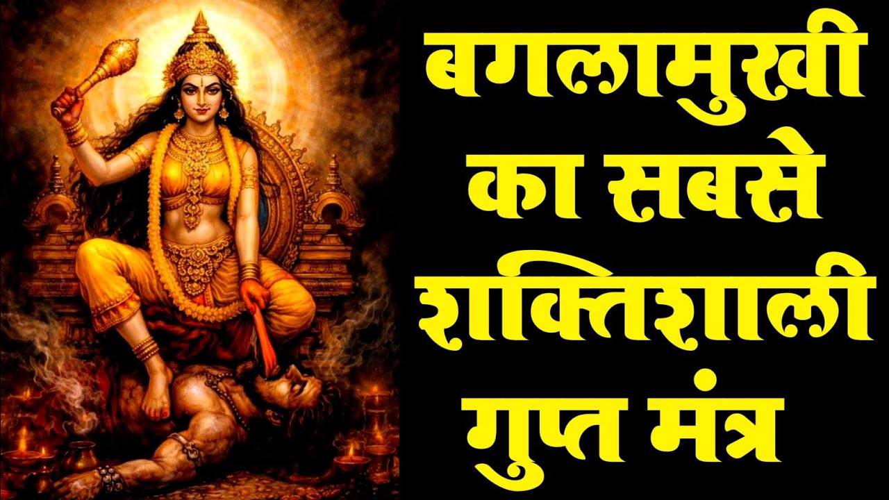 बगलामुखी गोपनीय मंत्र जो देता है तुरंत प्रभाव #bagalamukhi #maa #mahavidya #pitambara #mantra 