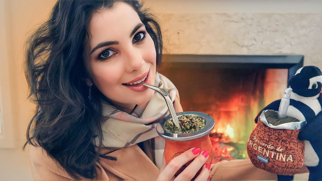 ASMR: TE PREPARO UM MATE PATAG&Ocirc;NICO PARA RELAXAR - V&iacute;deo Relaxante EM ESPANHOL | Sweet Carol