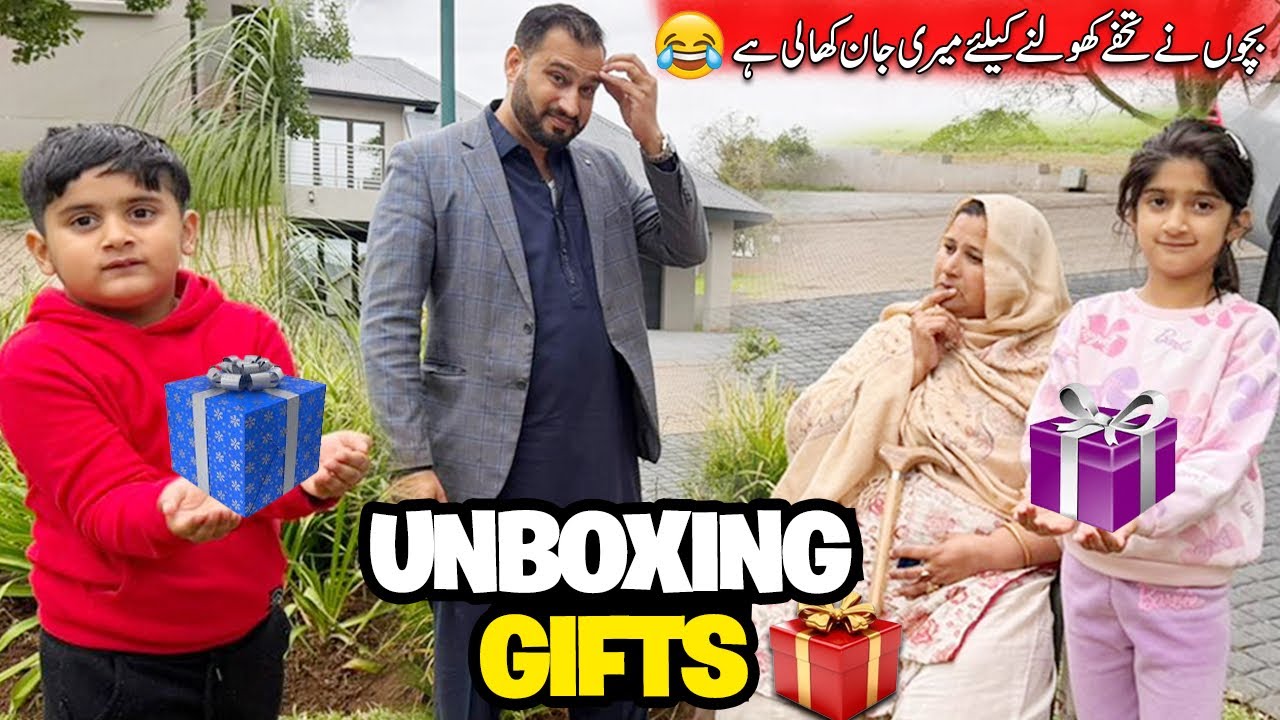 Unboxing gifts of birthday 🎁 