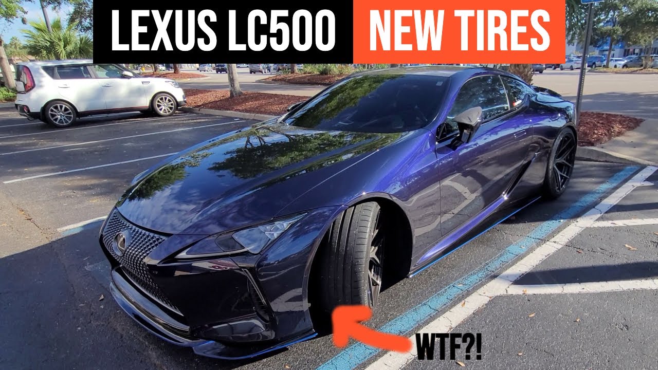 Lexus LC500 New Tire Setup