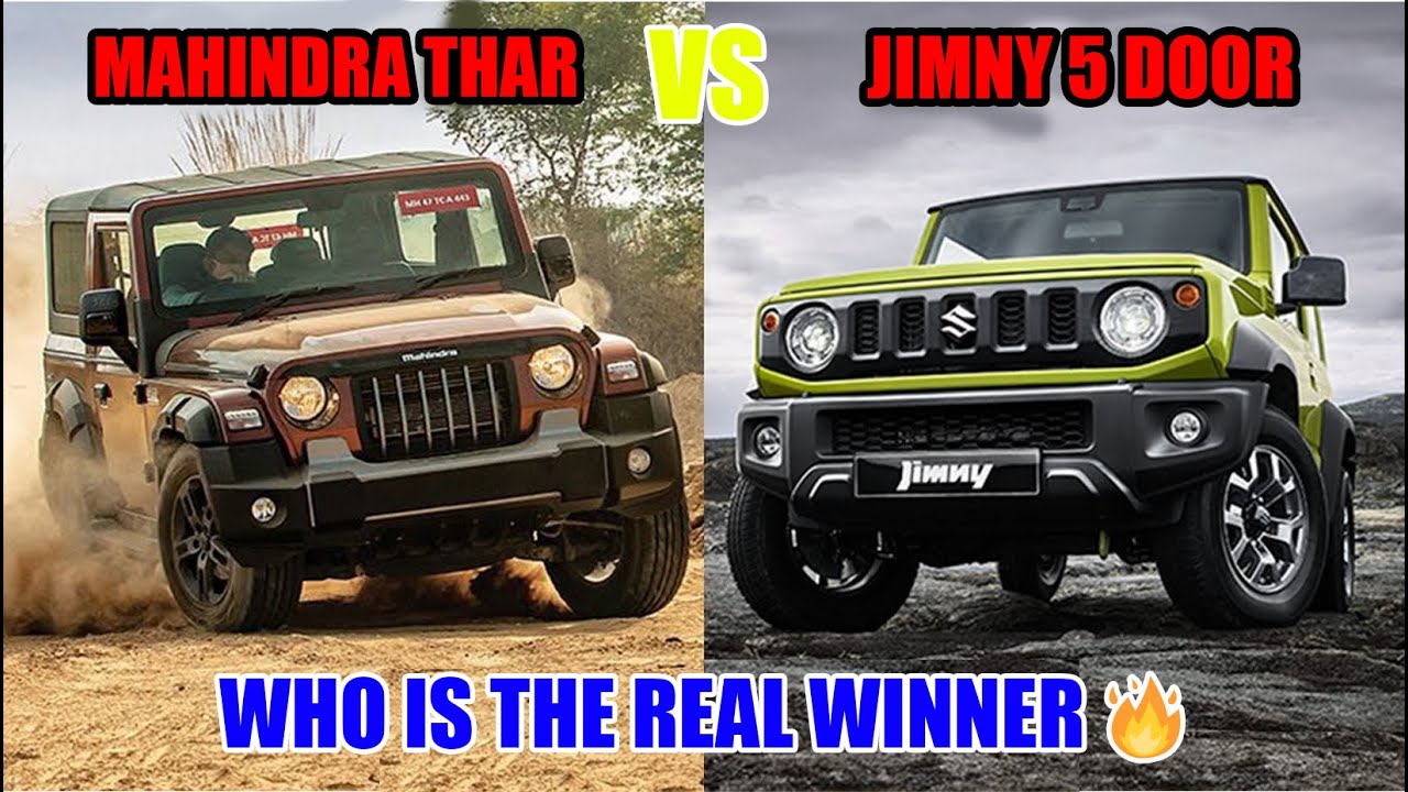 MARUTI SUZUKI JIMNY VS MAHINDRA THAR 🔥 | Mahindra Thar 2023 Vs Maruti Jimny 5 Door 😱