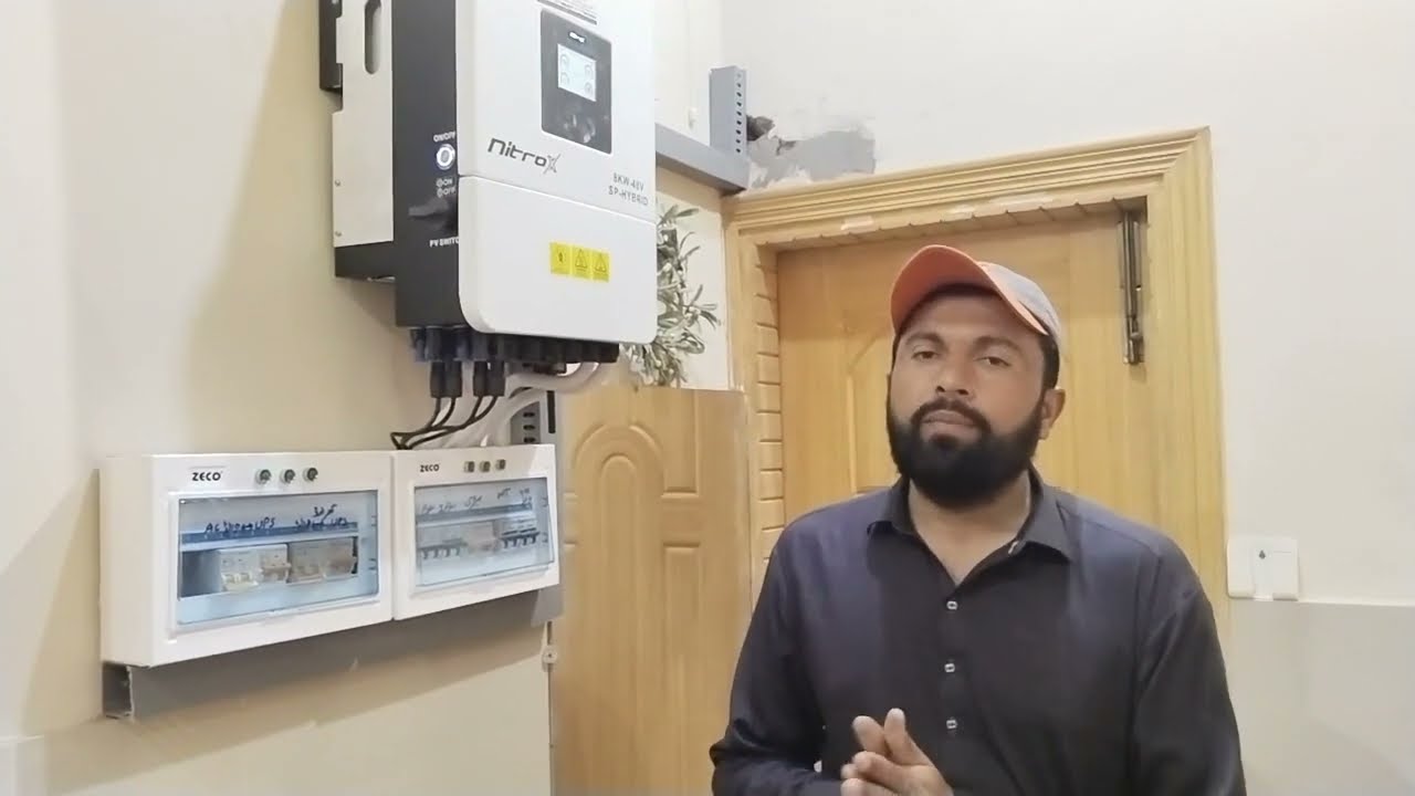 Nitrox 8kw SP hybrid inverter Netmeeting On krna | Grid feeding
