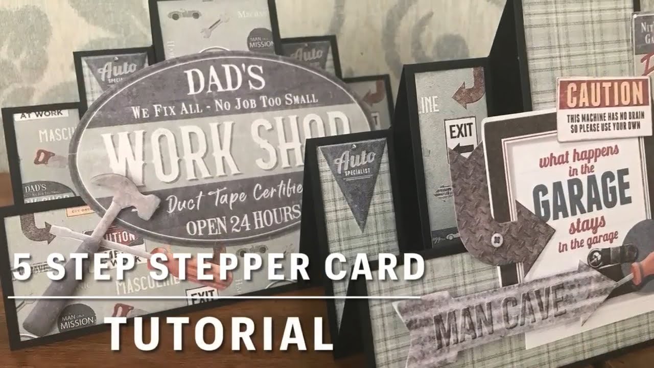 5 Step Stepper Card Tutorial