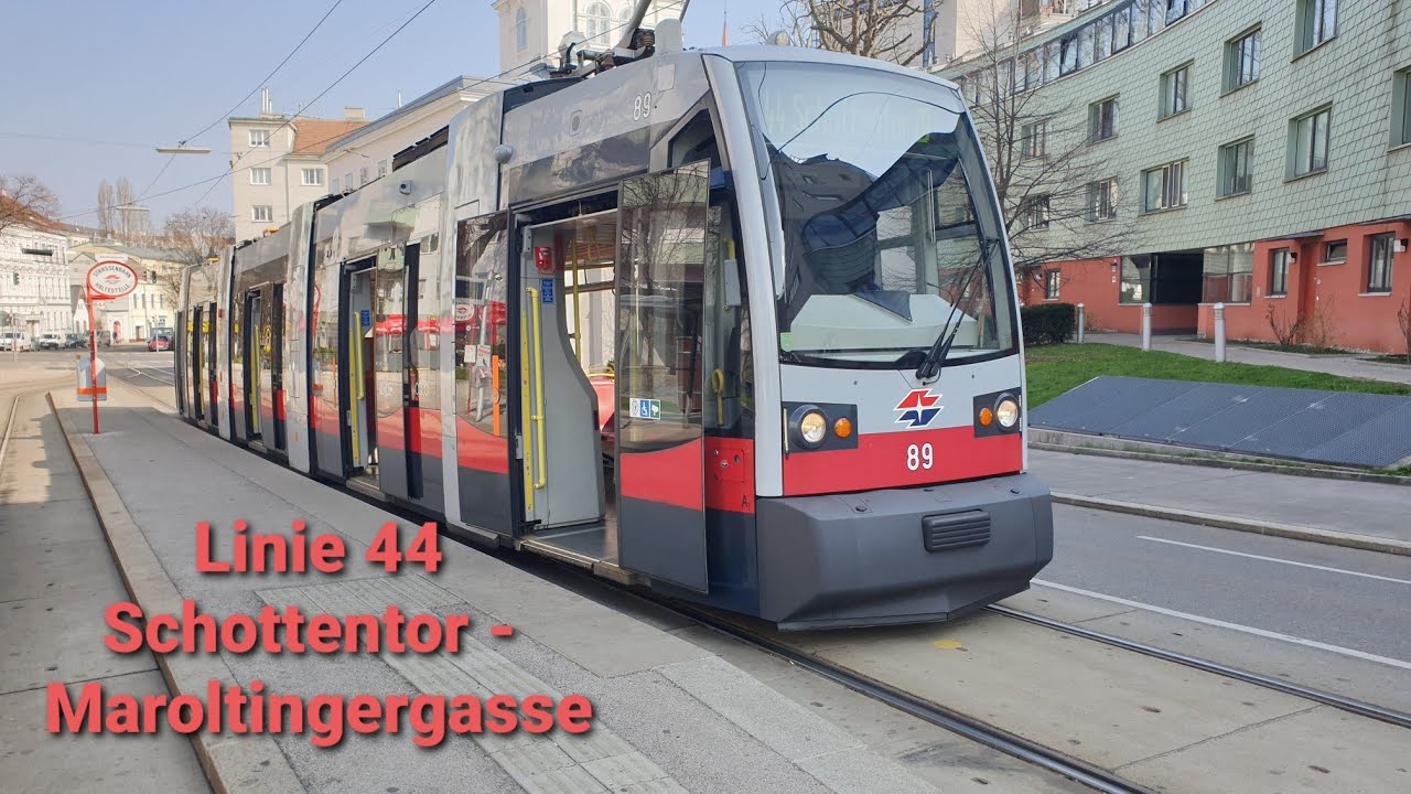 Wien Linie 44 Schottentor - Maroltingergasse (ULF)