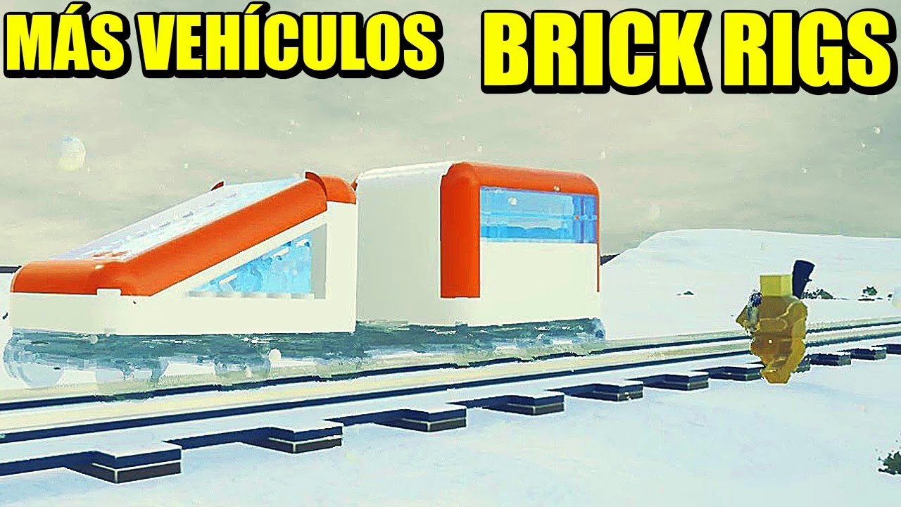 BRICK RIGS - AVENTURA EN LA NIEVE Y SALSEO PVP |Gameplay Español