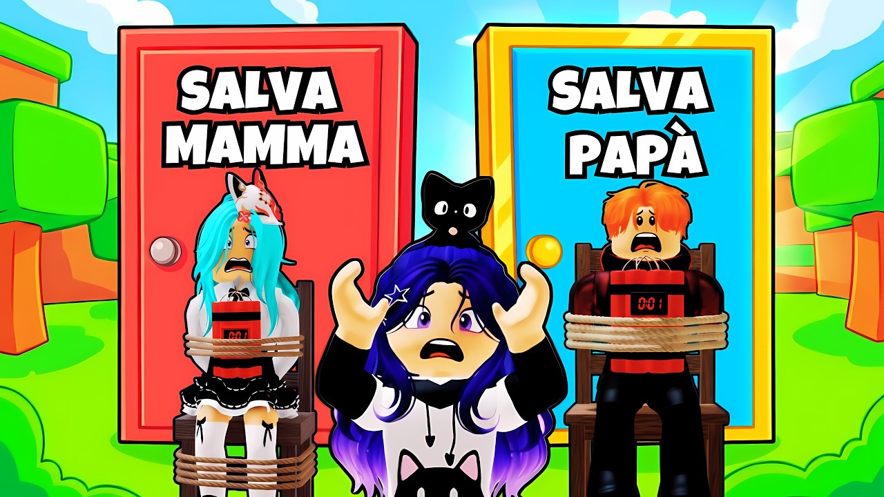 Nostra FIGLIA deve SCEGLIERE! Mamma o Papà? | Roblox