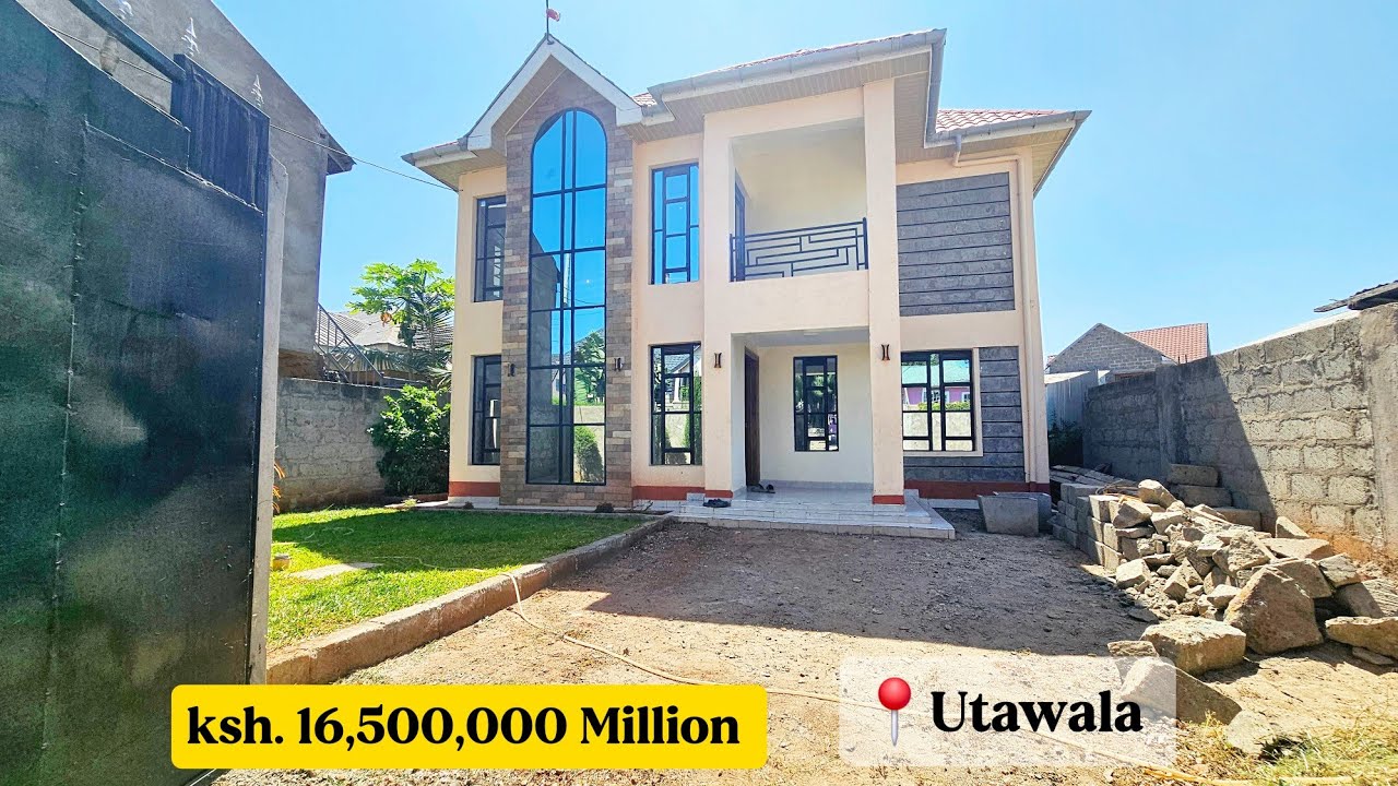 16.5M Negotiable | 4-Bedroom All En-Suite Maisonette in Utawala | Family Room | Ready for Occupation