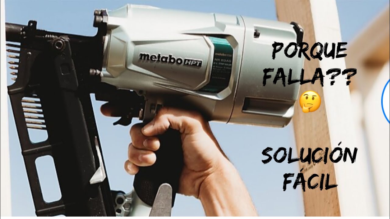 Como detectar la falla de mi pistola Metabo NR 83A5 o Hitachi. Fácil 😎