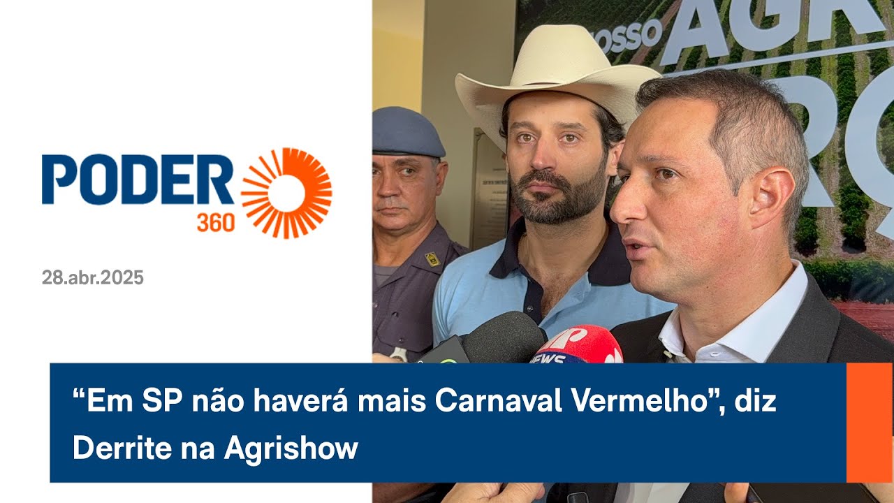 “Em SP não haverá mais Carnaval Vermelho”, diz Derrite na Agrishow