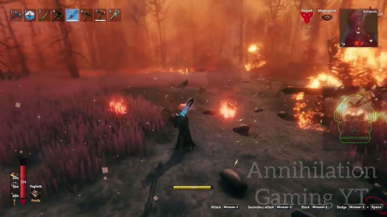 Ashland Warrior🔥 | Askivin Ride Through Lava🎃 | #valheim #valheimlive #annihilationgaming