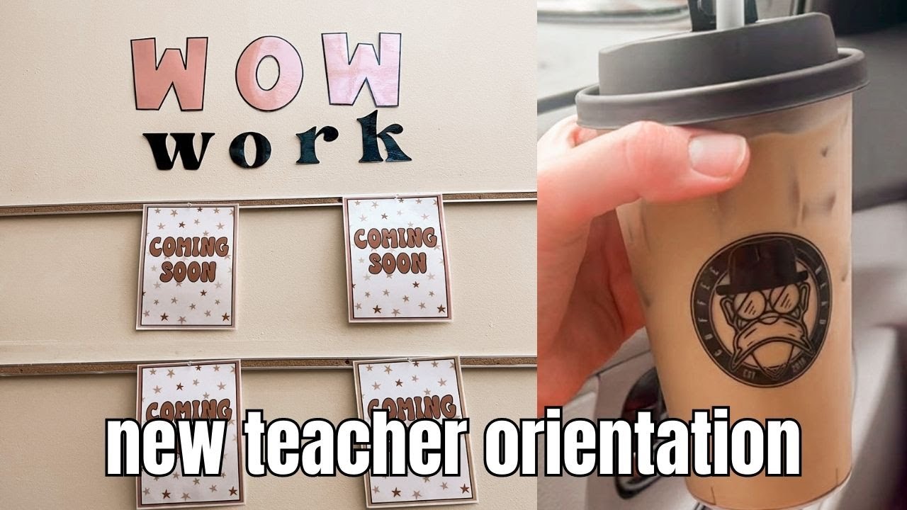 WEEK IN THE LIFE // new teacher orientation