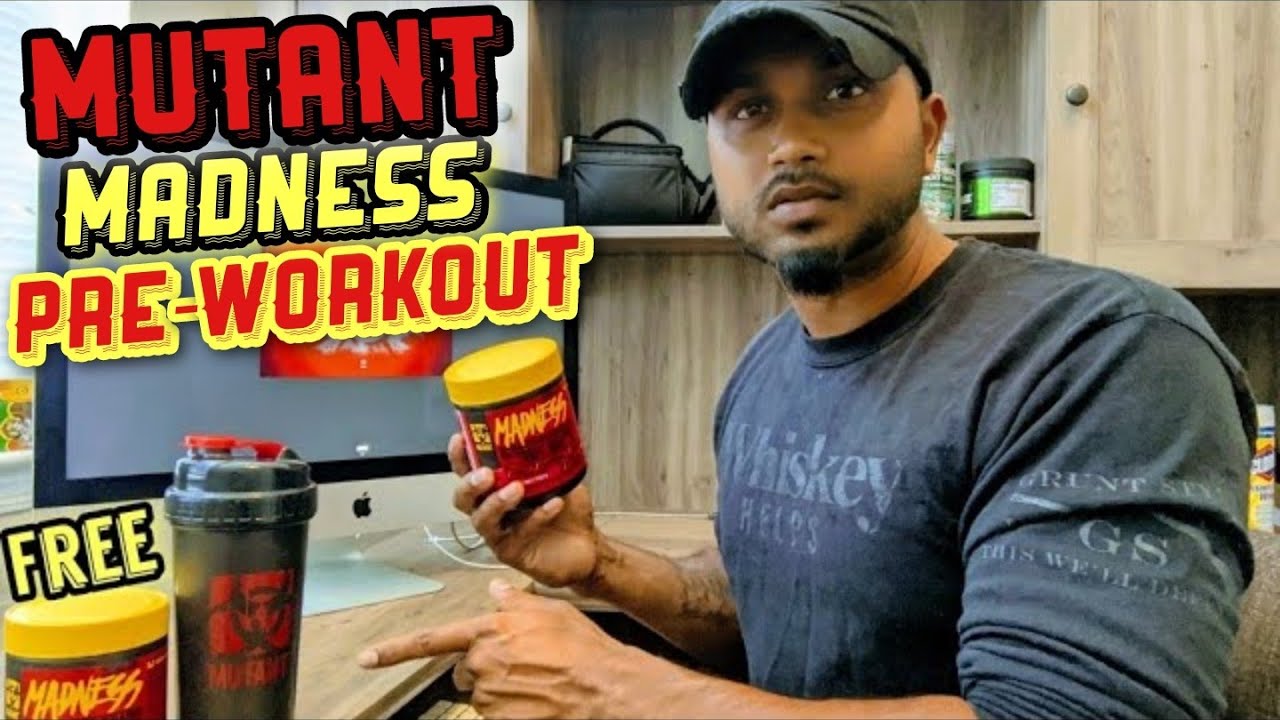 Mutant Madness Pre Workout -  Best For Beginners ! #preworkout #fitness