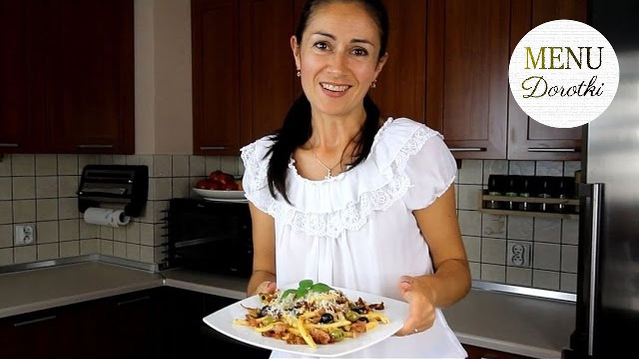 Danie z makaronem w 15 minut. Pomysł na szybki i smaczny obiad, kolację lub przekąskę. MENU Dorotki.