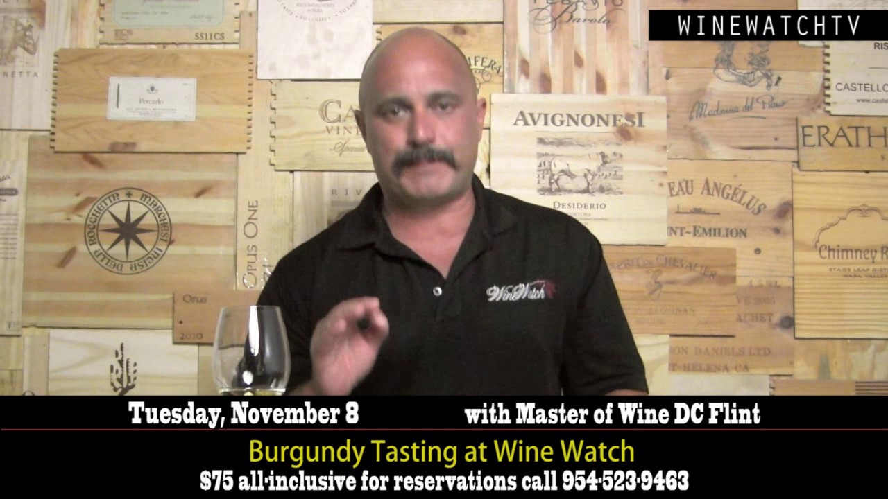 Burgundy Tasting at Wine Watch With DC Flint