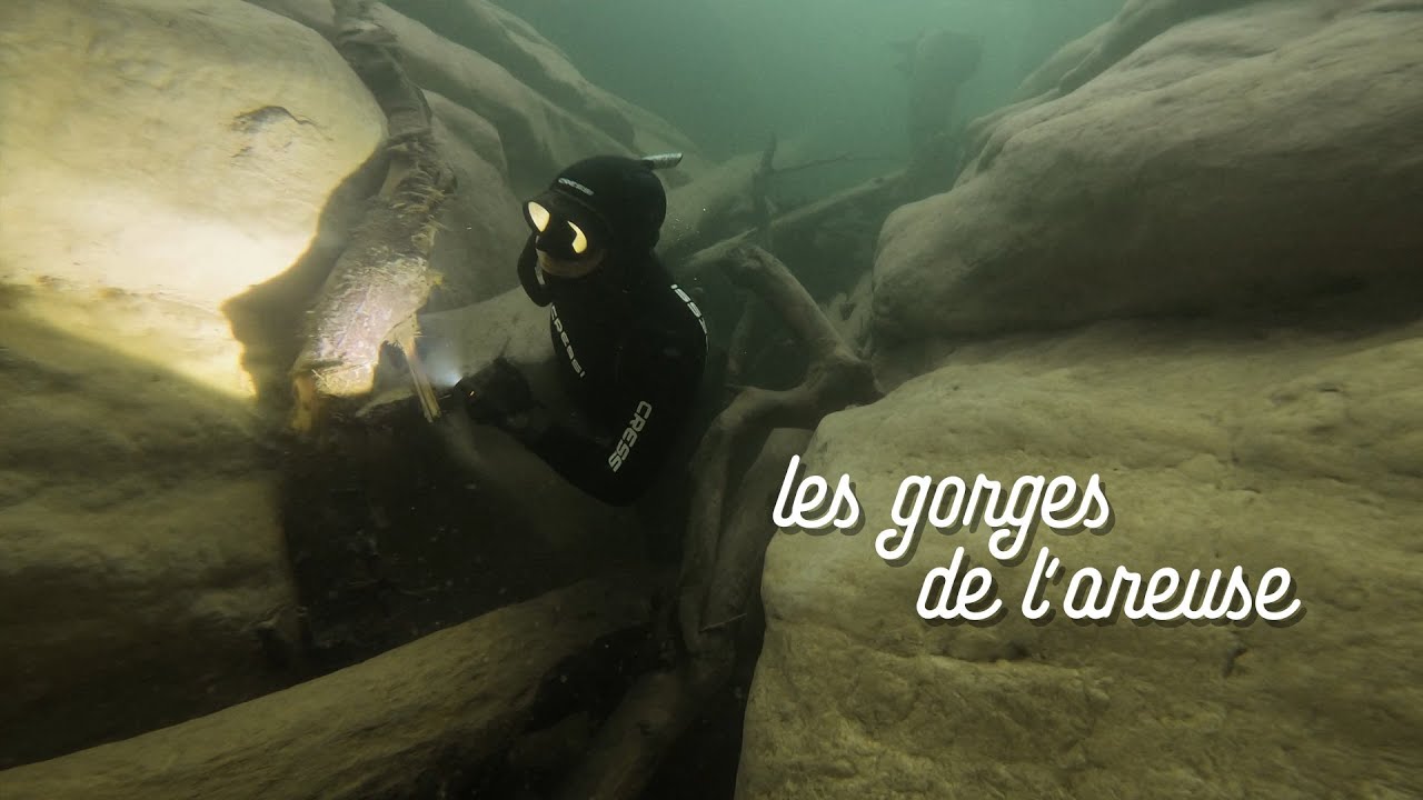 En apnée dans les gorges de l'Areuse (NE) / Freediving Switzerland