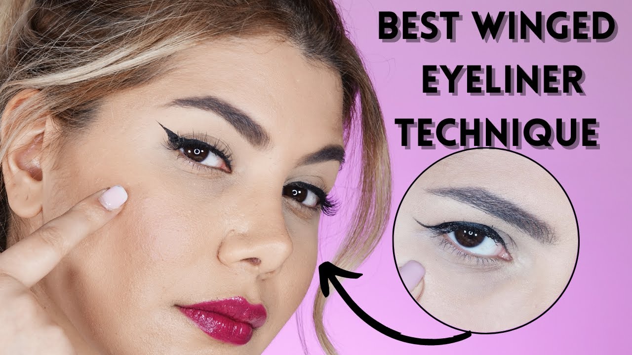 SUPER EASY Winged Eyeliner on HOODED EYES Tutorial for Beginners
