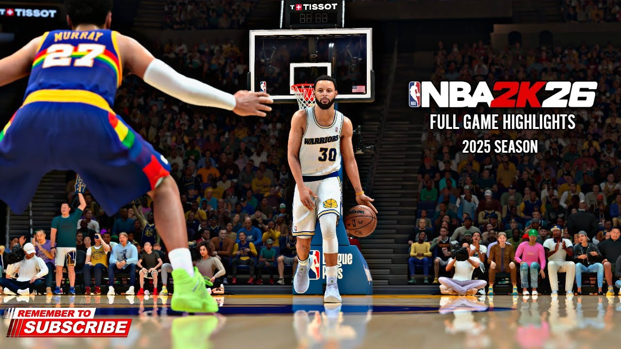 Warriors vs Nuggets | NBA 2K26 Full Game CPU Simulation