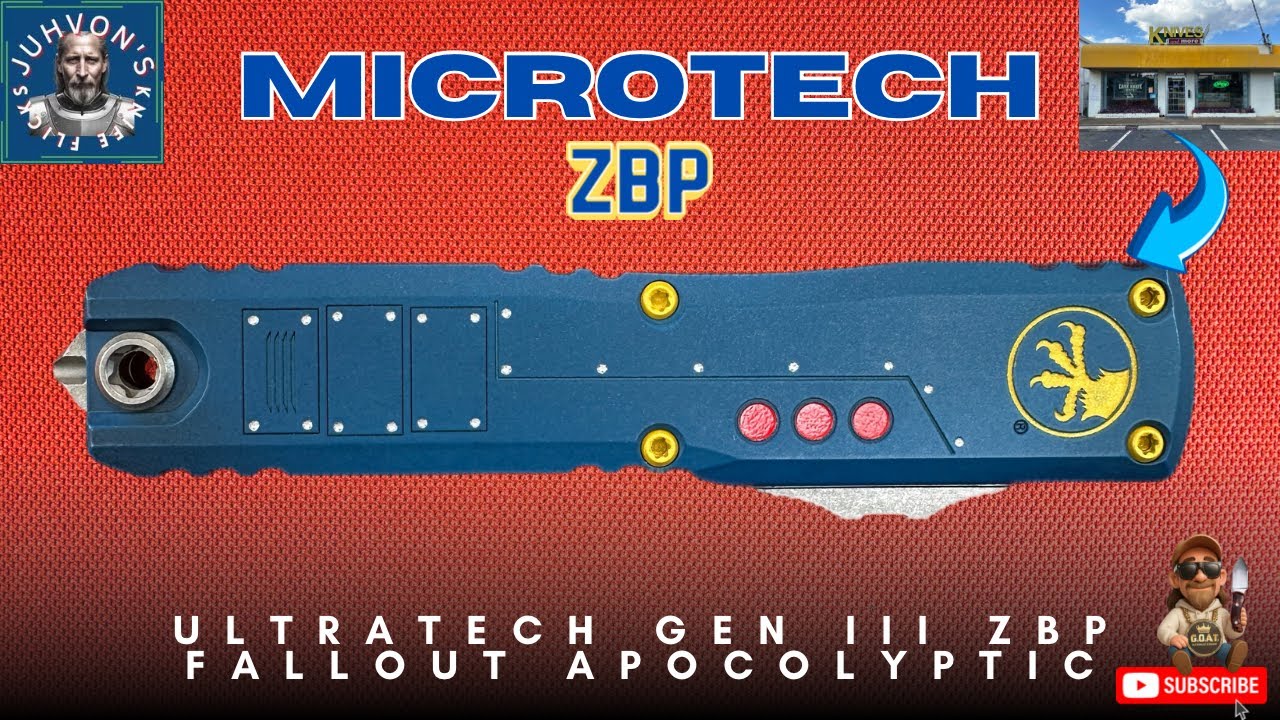 🔥 RARE Microtech Ultratech Gen 3 ZBP Fallout Edition | Zero Blade Play OTF Hard To Get Anymore!
