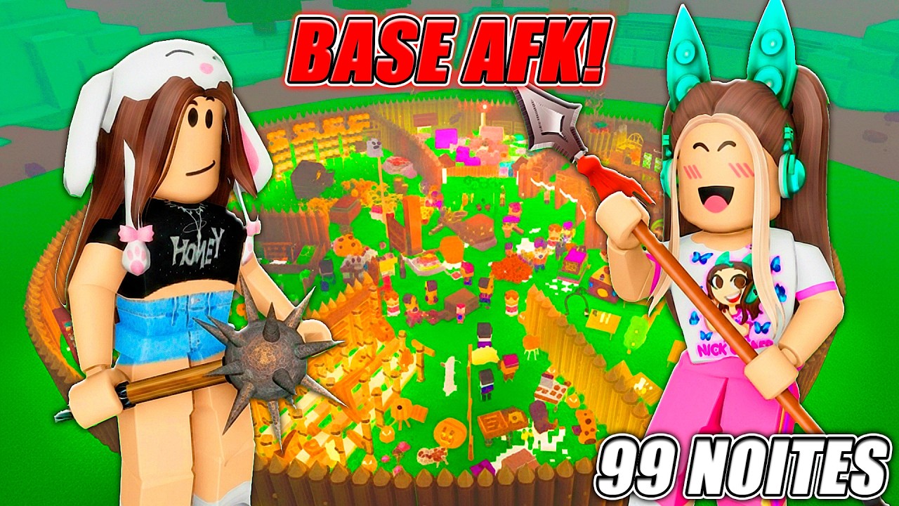 CONSTRUINDO A MELHOR BASE AFK DE TODAS! - Roblox