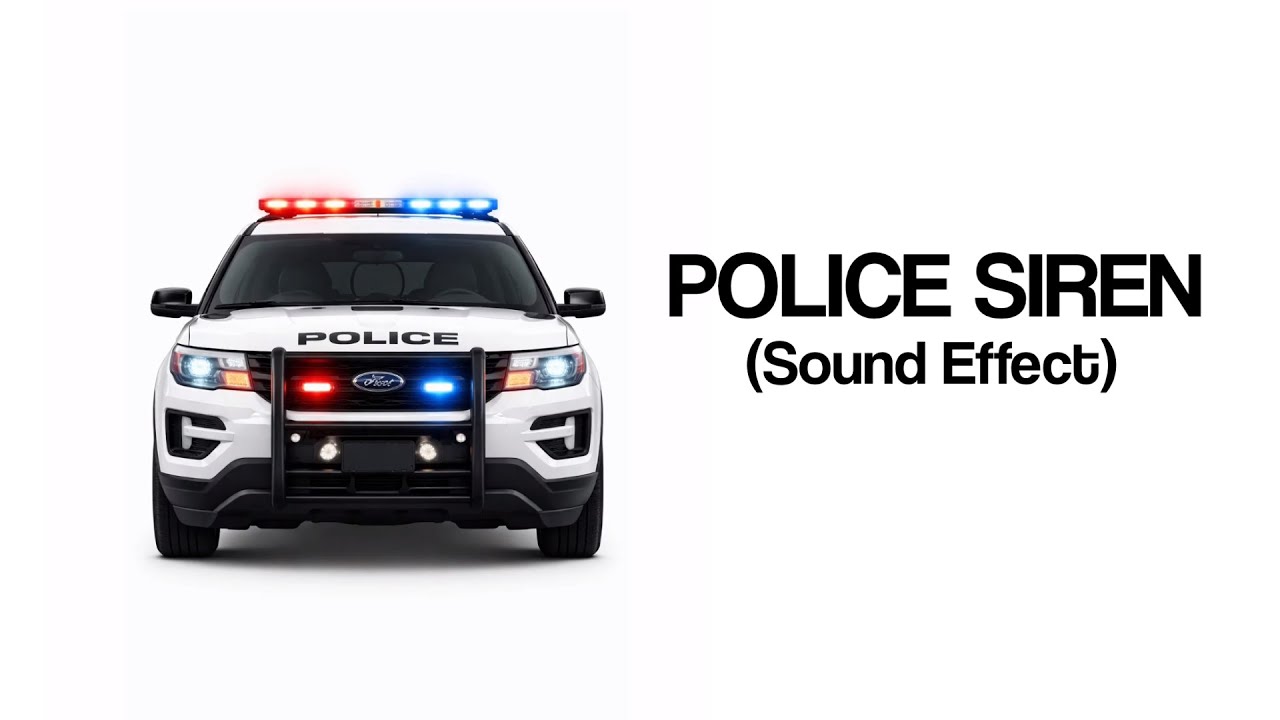 Police Siren Sound Effect 🚔🚨 | Real Emergency Alarm SFX 