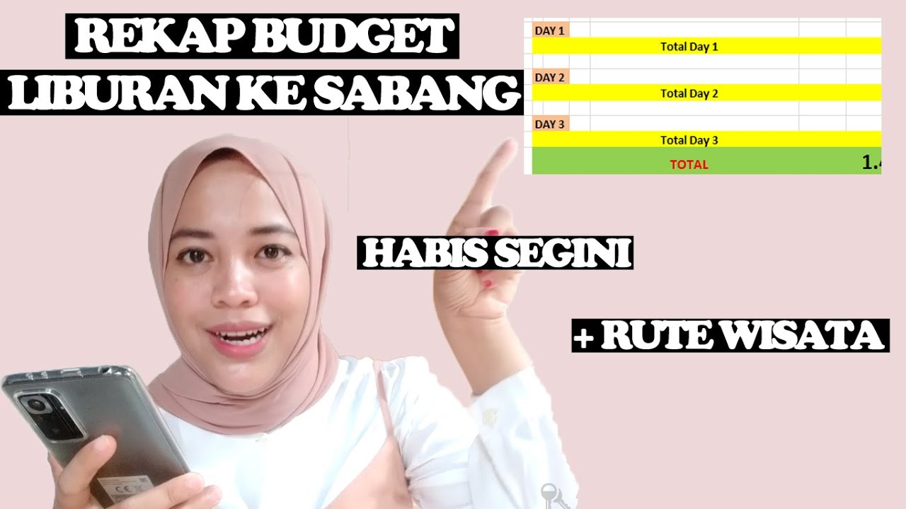 BIAYA LIBURAN KE SABANG [ REKAP BUDGET KE SABANG 3 HARI 2 MALAM ]