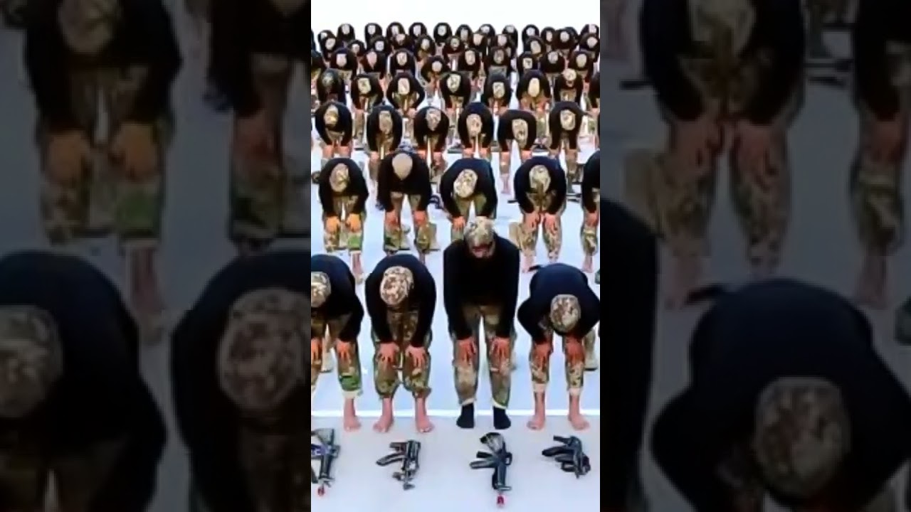 Taliban soldiers are praying Sala 