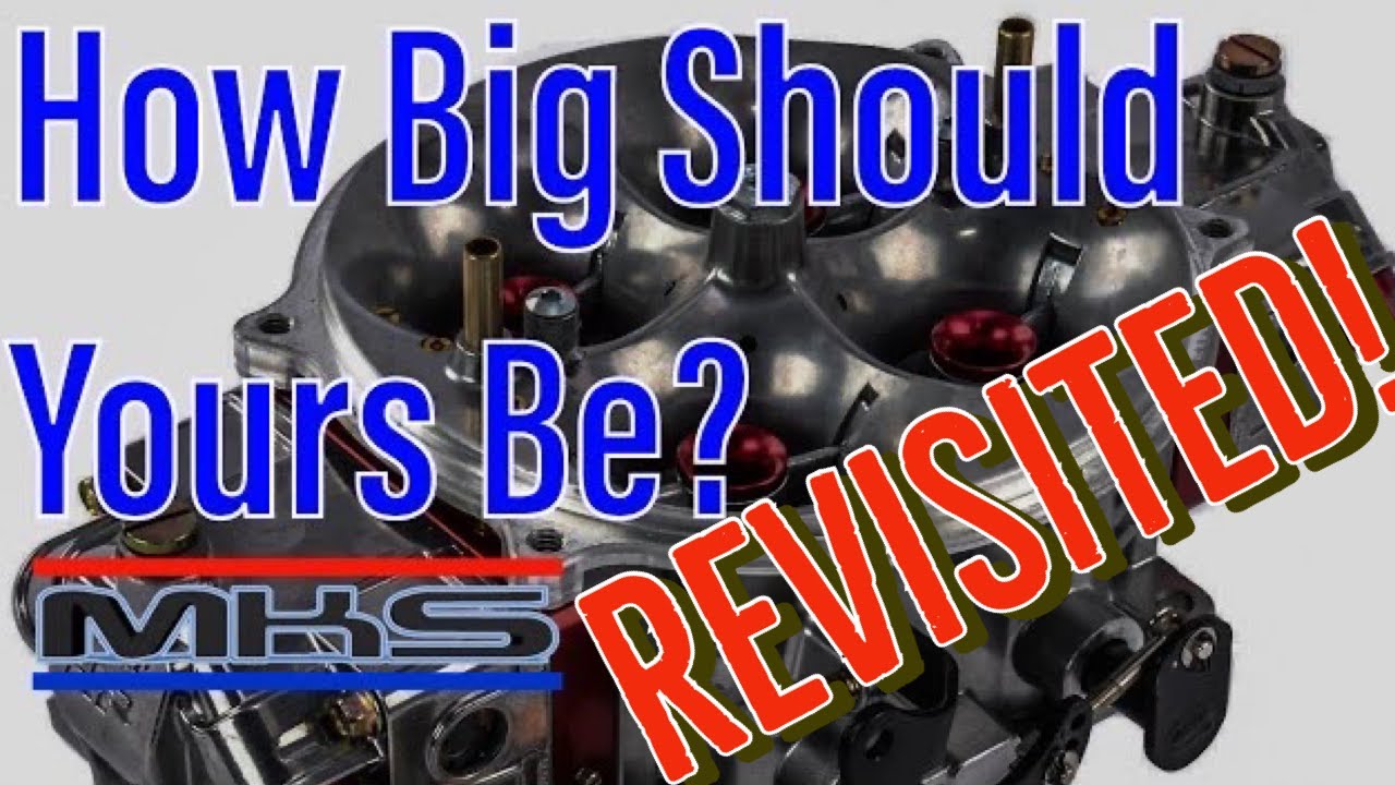 Revisited!  HOW TO: pick the right carburetor.  SIZE MATTERS!!!  Don't overestimate, do the math.