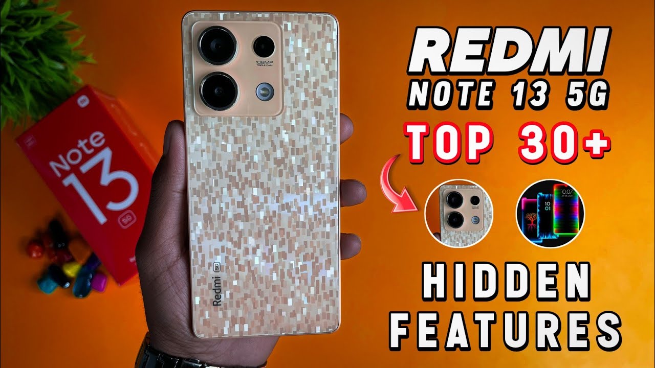 Redmi Note 13 5G Top 30+ Hidden Features | Redmi Note 13 Tips & Tricks | Redmi Note 13 5G